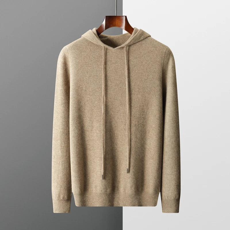 100 % Kaschmir-Kapuzenpullover