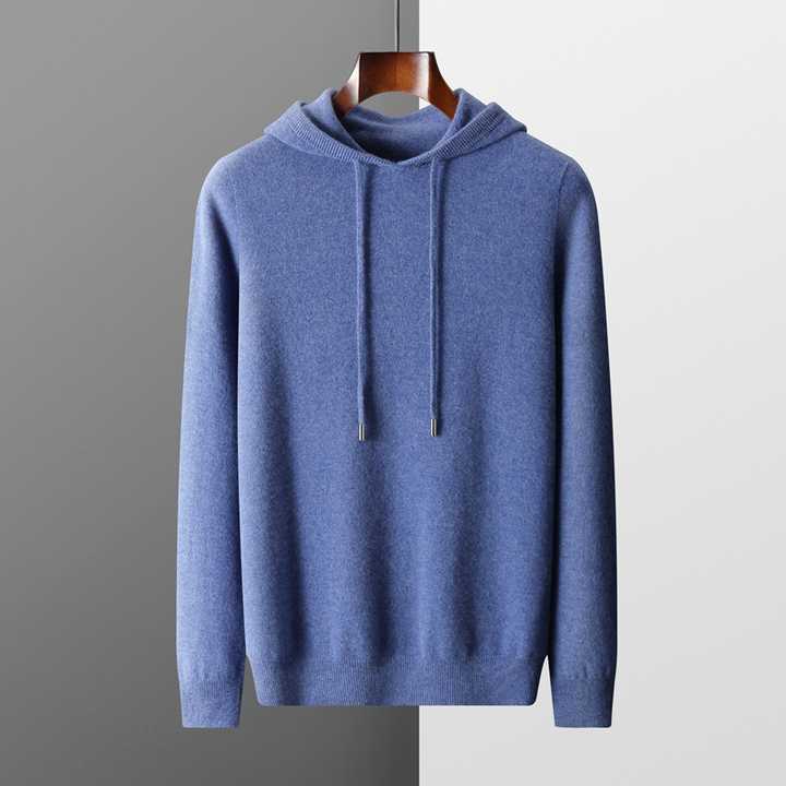100 % Kaschmir-Kapuzenpullover