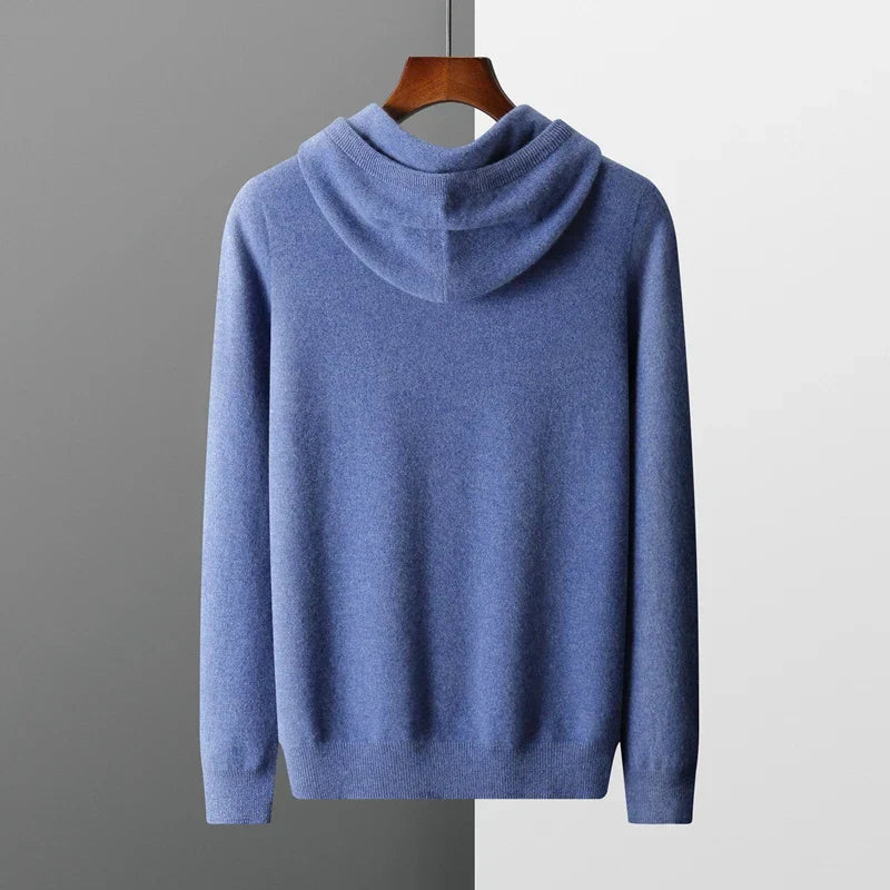 100 % Kaschmir-Kapuzenpullover